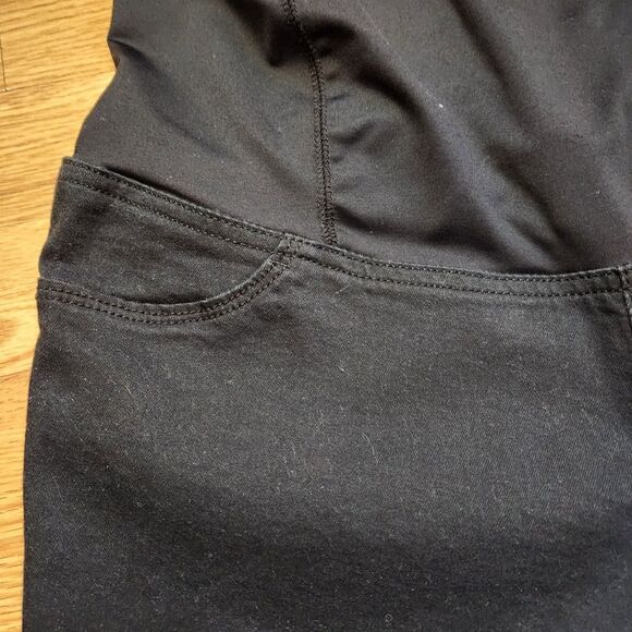 Isabel Skinny Jeans Women's Size 10 Black Denim Maternity Pants Stretchy - Picture 3 of 7